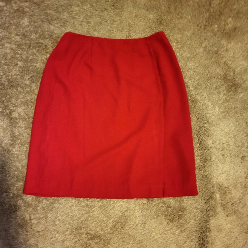 Charter Club Red Mini Skirt. Size 8